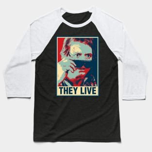 Graphic They Live Gifts Idea Family Baseball T-Shirt